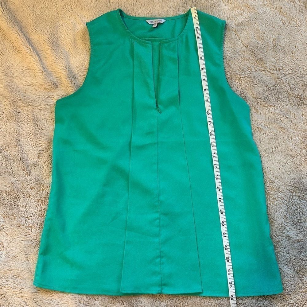 Sleeveless Blouse Mint Green - Picture 7 of 8
